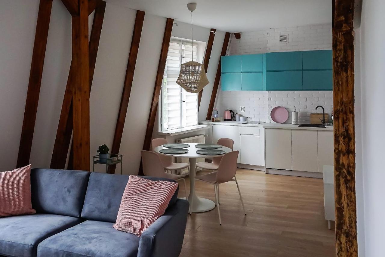 Apartamenty Torunskie Pod Krzywa Wieza Esterno foto